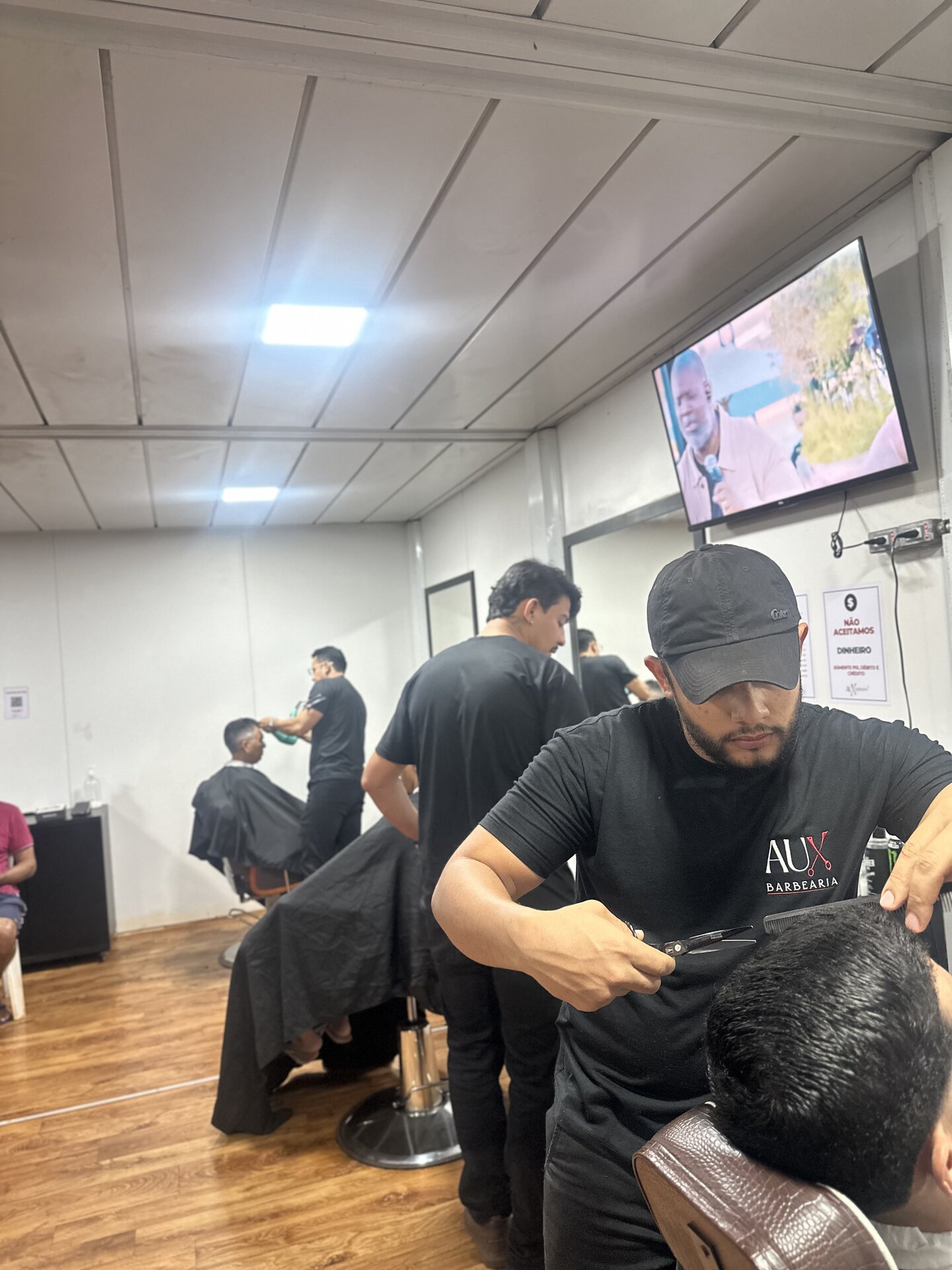 Ambiente da unidade AUX Barbearia em Canaã dos Carajás